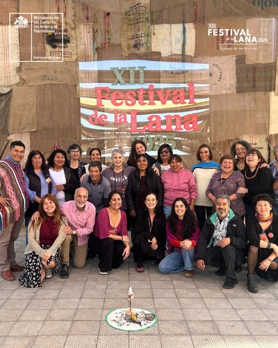 Enedita Román, anfitriona del XIII Festival de la Lana